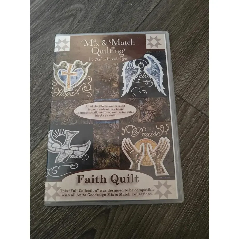 Faith‎ Quilt Anita Goodesign Embroidery Machine Design CD